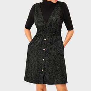eshakti Cross Hatch Suiting Jumper Dress